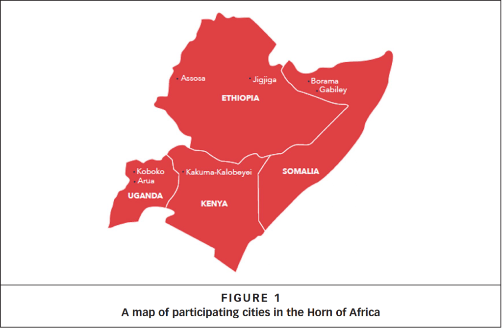 Now you see them, now you don’t: performance and the politics of localizing (forced) migration governance in the Horn of Africa’s secondary cities