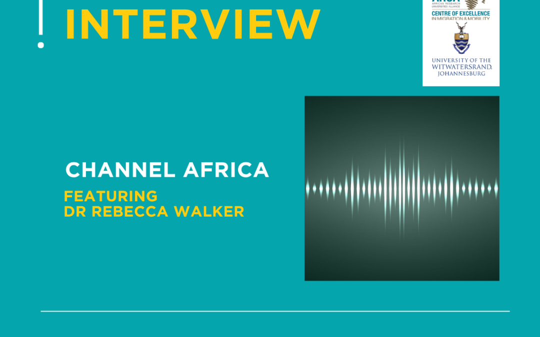 Dr. Rebecca Walker Sharing Insights from the Report “Migrants in South Africa: Myths vs Facts”